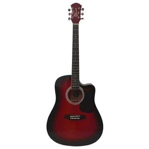 Granada PRLD 14C Red Burst Dreadnought Acoustic Guitar